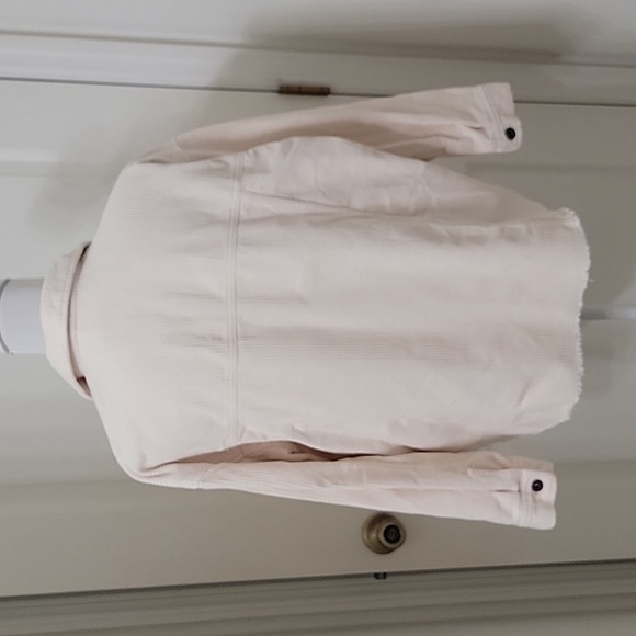 Zara Size XS Oversized Cream Colored Corduroy Shacket, Exc. Used Condition - Picture 4 of 12
